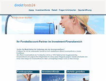 Tablet Screenshot of direktfonds24.net